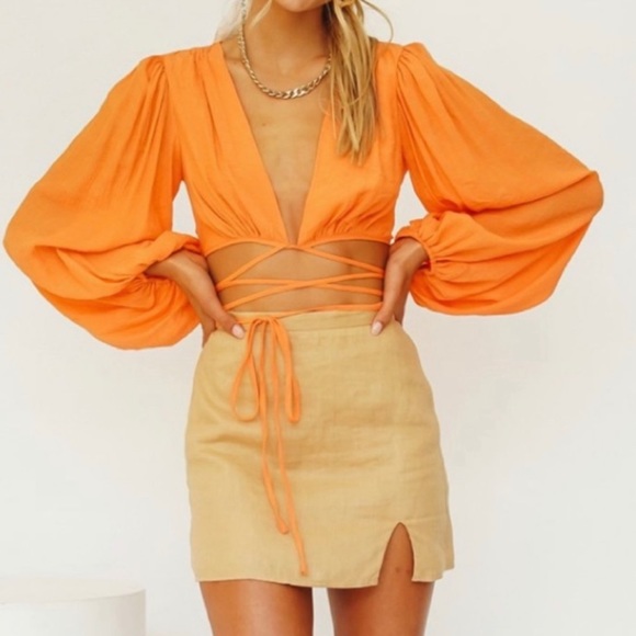 Verge Girl Tops Verge Girl Wrap Top Poshmark